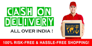 Cash on Delivery available now.100 % risk-free and hassle free shopping