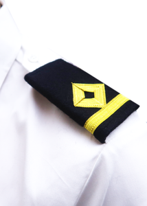 Royal Navy-Professional Mariner Epaulettes 1 bar-Third Officer-Blazer Cloth