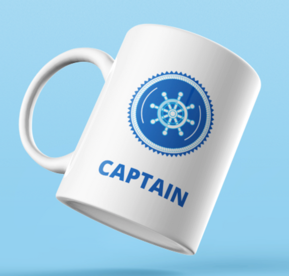 Designer Mug-Captain with Wheel