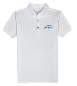 CHIEF ENGINEER T-Shirt-White