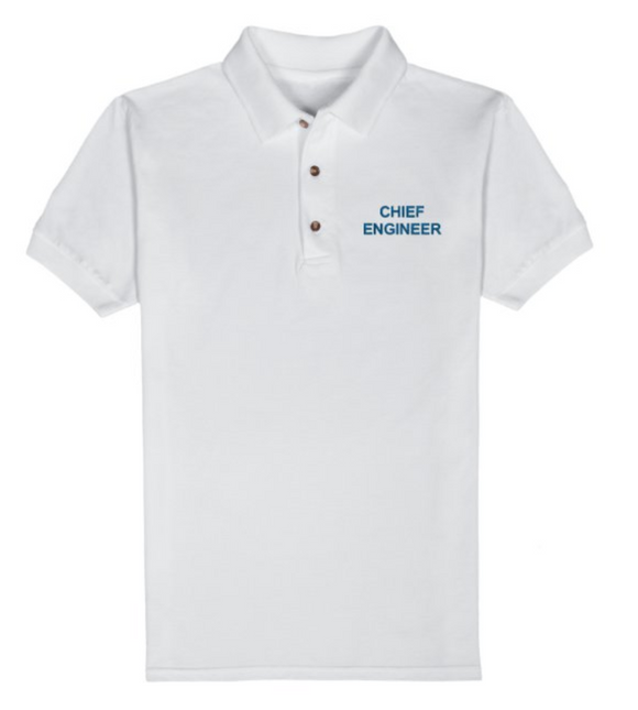 CHIEF ENGINEER T-Shirt-White