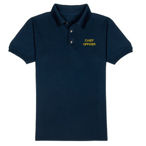 CHIEF OFFICER T-Shirt-Navy Blue
