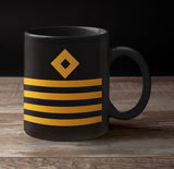 Rank Mug-Full Black-Captain