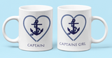 COMBO Mugs-Captain & Captains Girl
