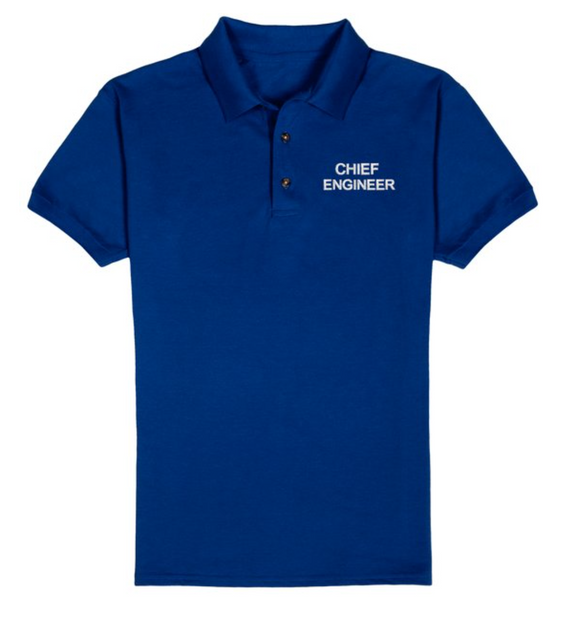 Chief Engineer T-Shirt-Royal Blue