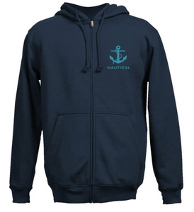 NAUTICAL SweatShirt-NB-Blue Embroidery