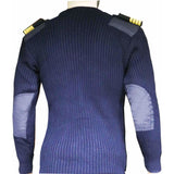 Professional Nautical sweater-With epauletes flaps and extra knee padding