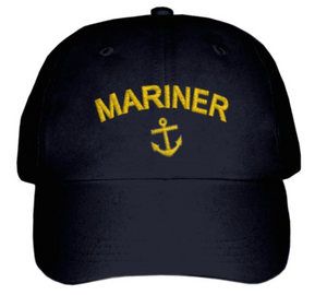 MARINER CAP-Embroidered-Black