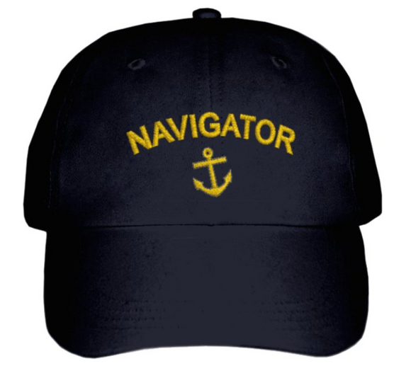 NAVIGATOR CAP-Embroidered-Black
