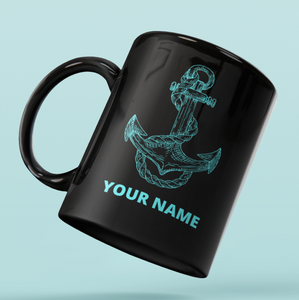 Designer Mug-Anchor+Your Name