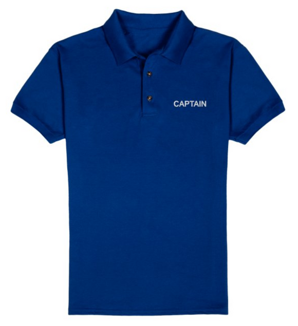 CAPTAIN T-Shirt-Royal Blue