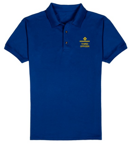 RANK T-Shirt+THIRD OFFICER-ROYAL Blue