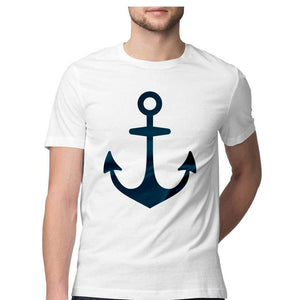 Nautical T-shirt with anchor logo