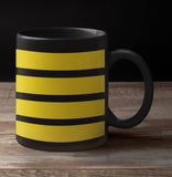 Rank Mug-Black-Captain-Broad Stripes
