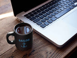 Designer Mug-Full Black-SAILOR