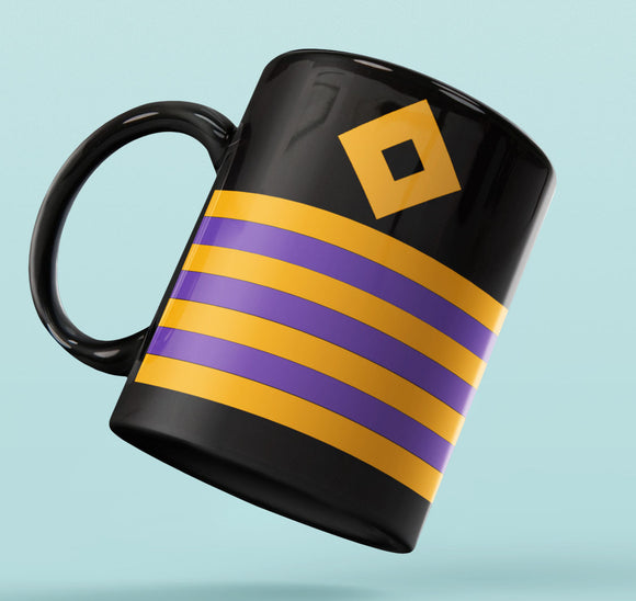 Rank Mug-Full Black-CHIEF ENGINEER