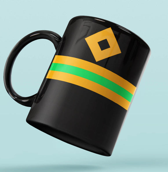 Rank Mug-Full Black-Electrical Officer