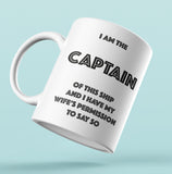 Designer Mug-I am the CAPTAIN