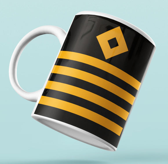 White Rank Mug-Captain