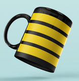 Rank Mug-Black-Captain-Broad Stripes