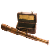 Marine telescope inside wooden box-Marine antique style collectable series